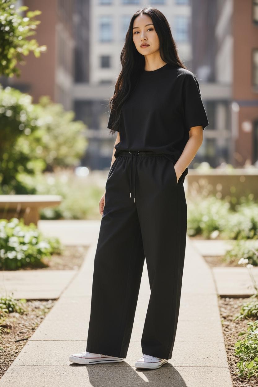 100% Linen Wide Leg Pants