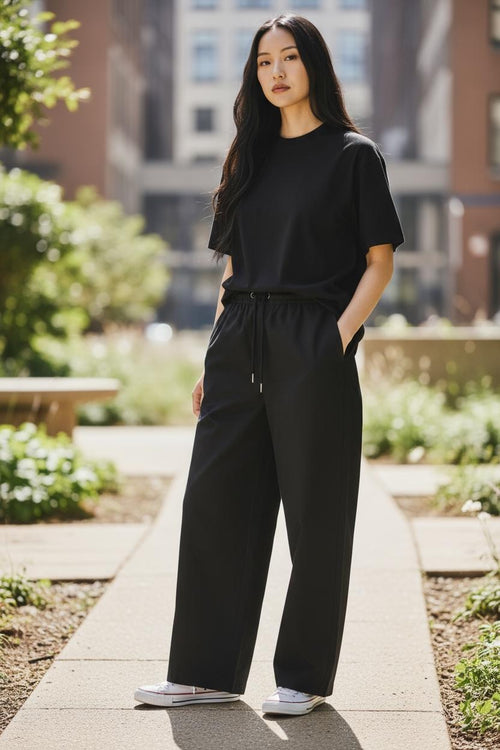 100% Linen Wide Leg Pants