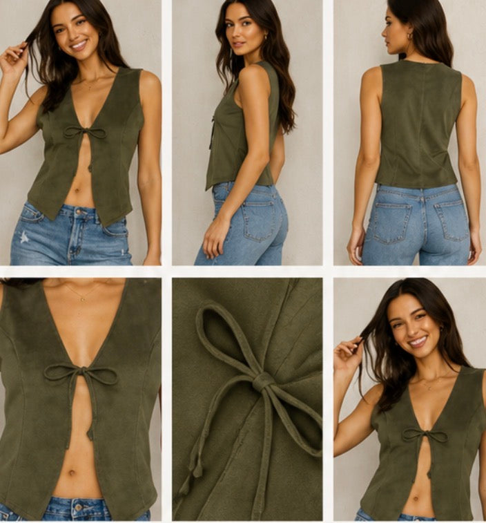 Ana  Suede Vest