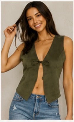 Ana  Suede Vest