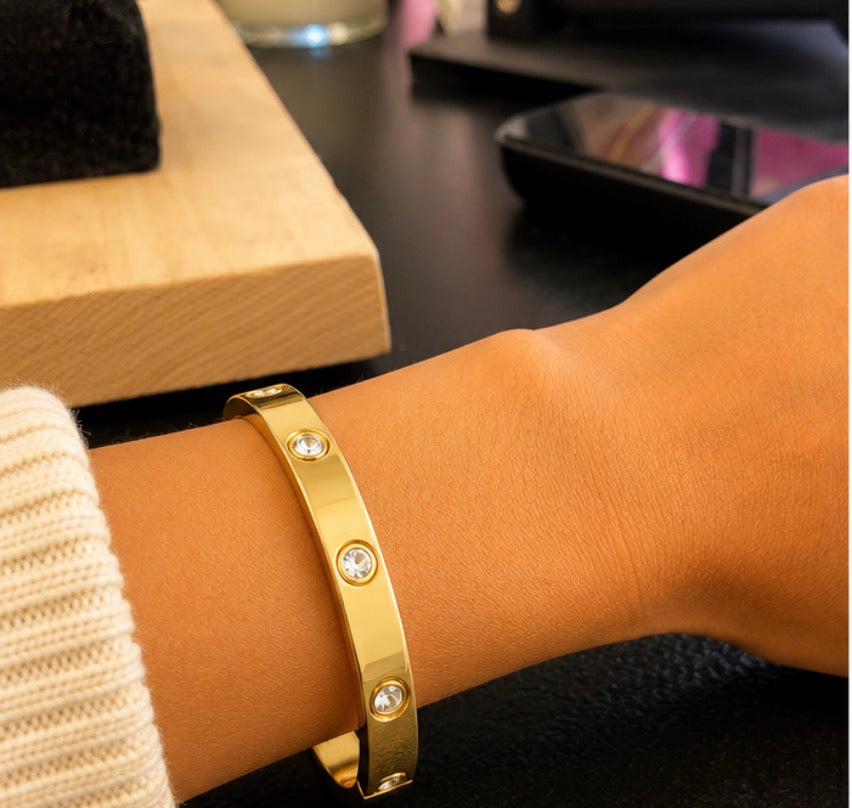 Crystal Bangle Bracelet