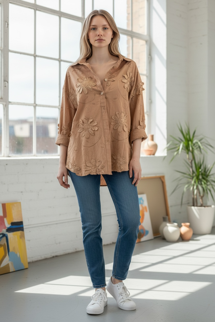 Elyte Chic Blouse - Brown
