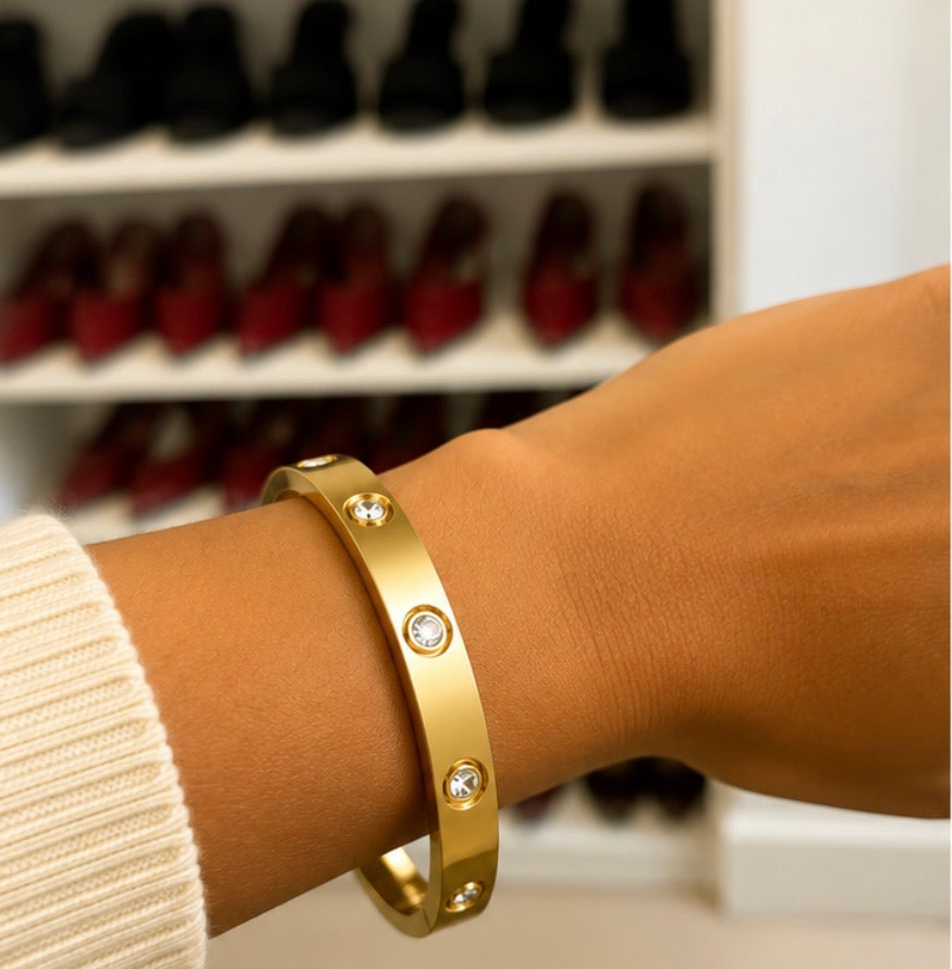 Crystal Bangle Bracelet