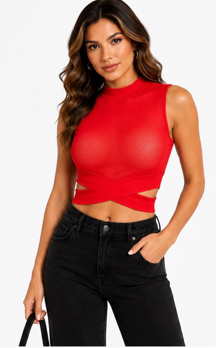 Bella Mesh Top