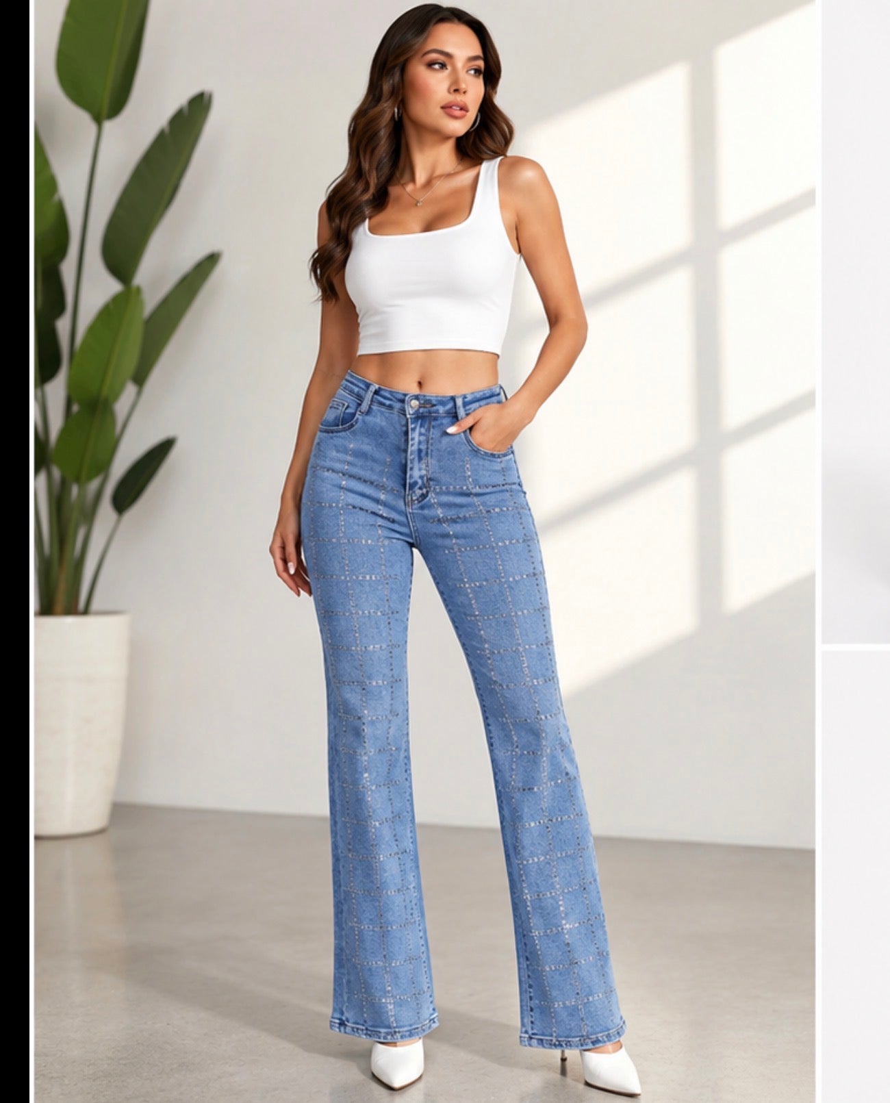 Embellished Jeans