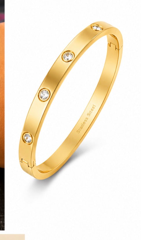 Crystal Bangle Bracelet