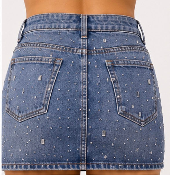 Star Denim Skirt (Copy)