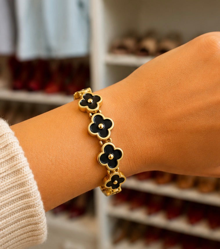 Black  Clover Bracelet