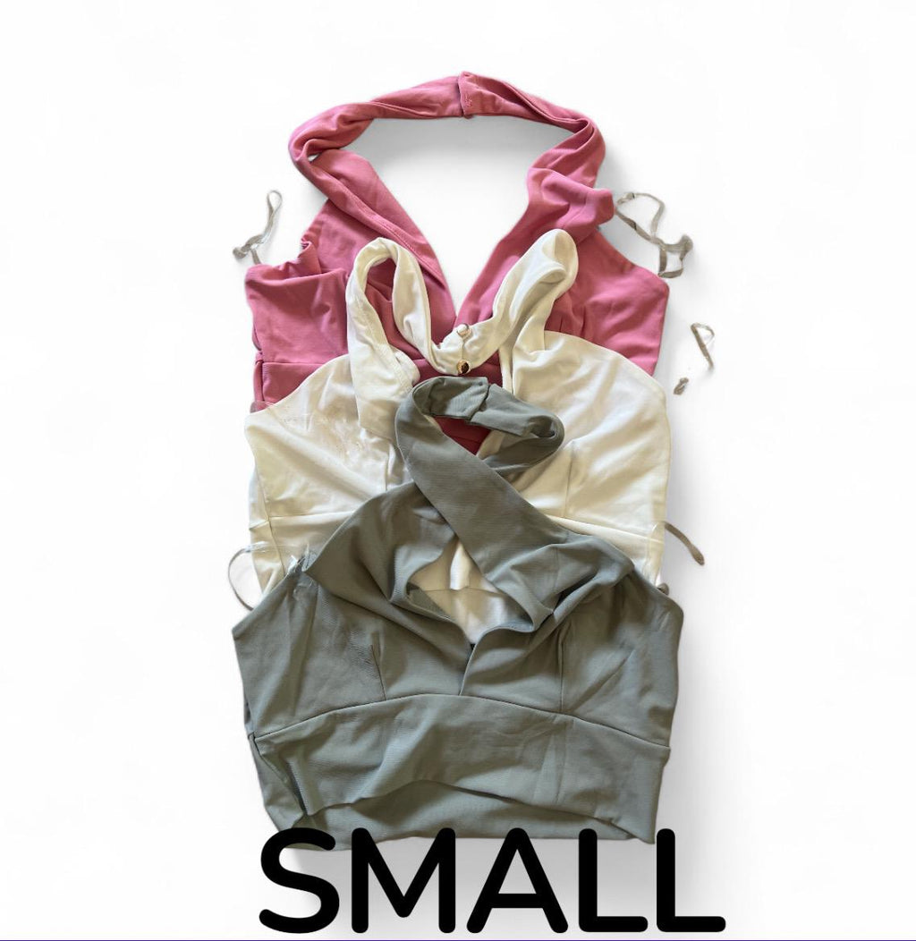 Crop top sleeveless, summer wear, casual tops, knotted style