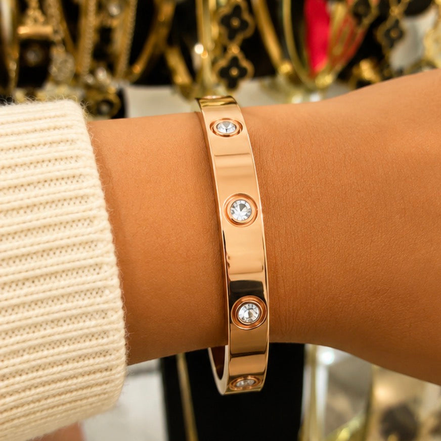 Crystal Bangle Bracelet