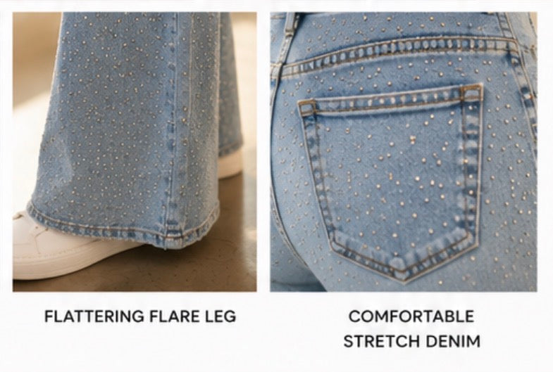 Butterfly Cutout Jeans