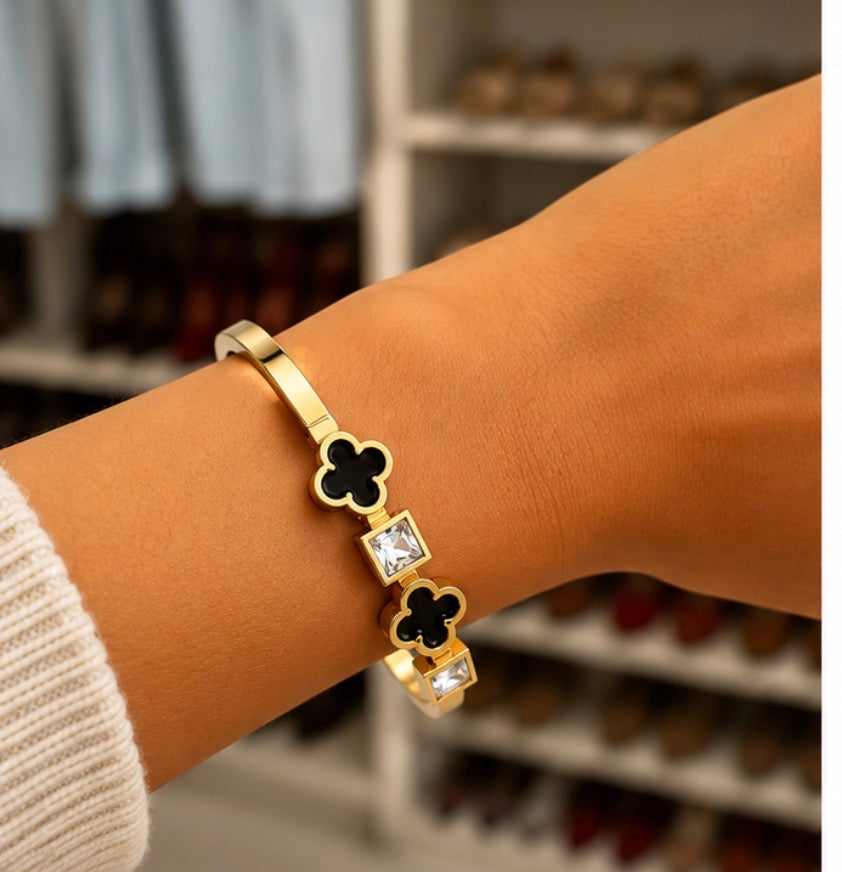 Black  Clover Bracelet