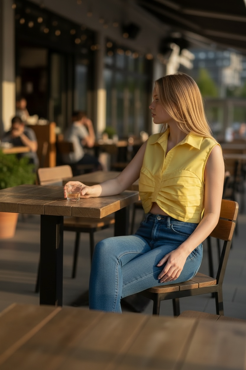 Elyte Chic Blouse - Yellow