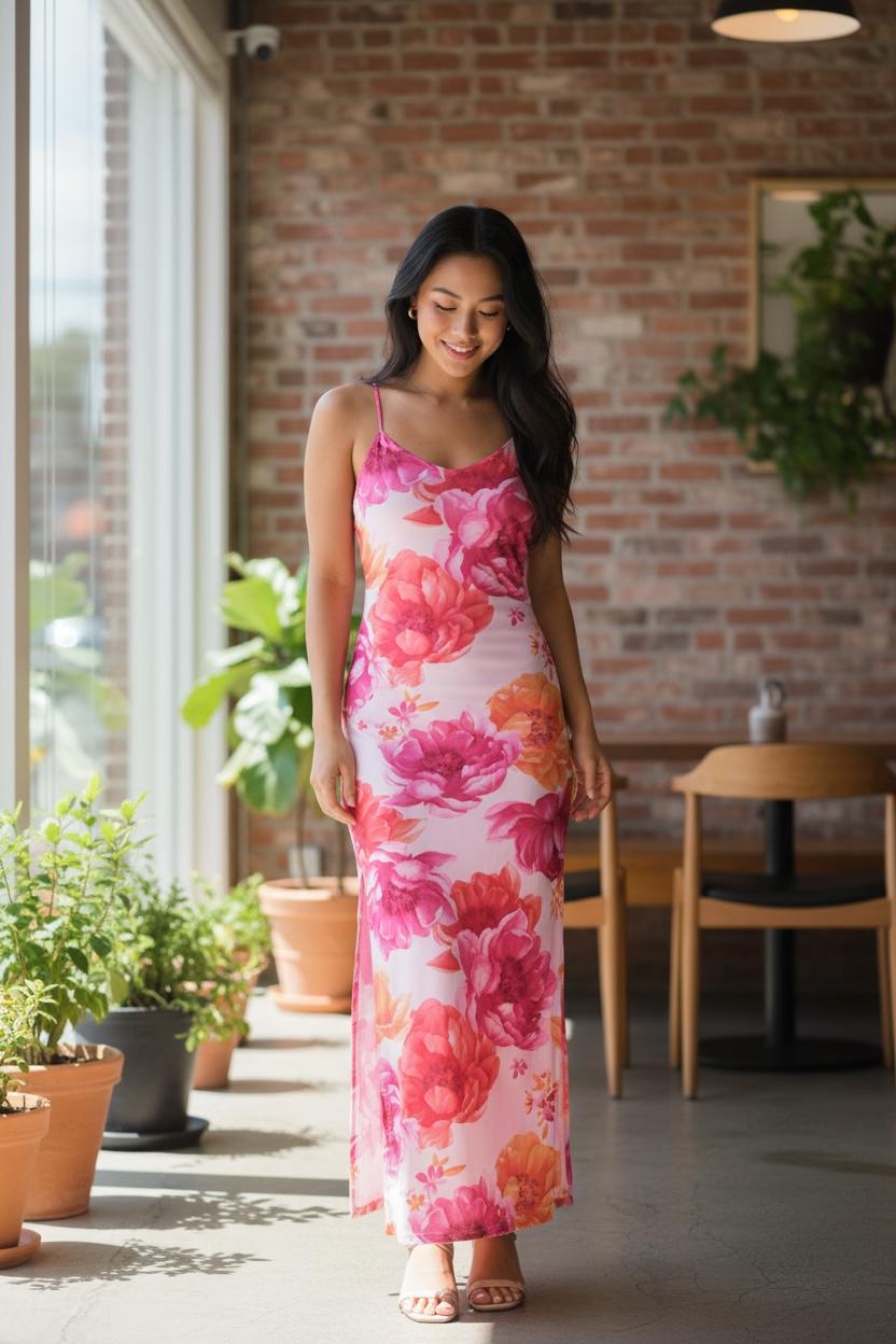 Maxy  Dress pink floral dress