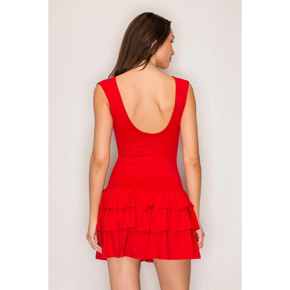 Open-Back Mini Dress